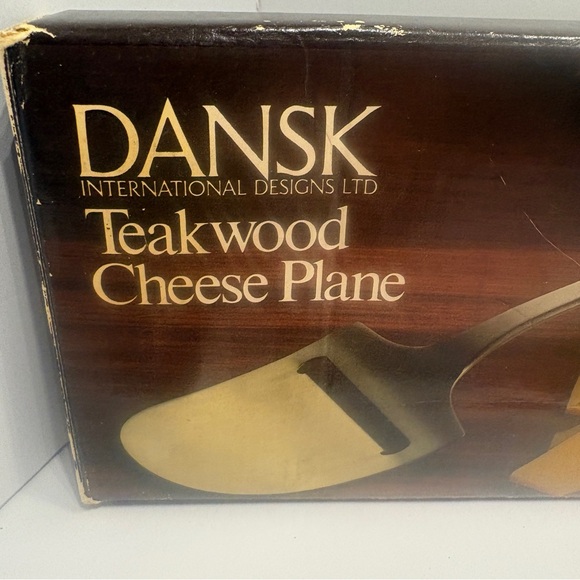 DANSK Teakwood CHEESE PLANE - Picture 2 of 12